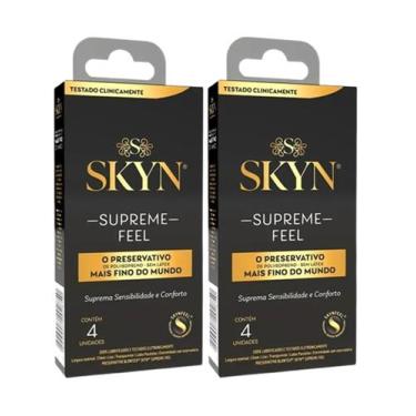Imagem de Kit 2 Preservativo Skin Supreme Feel C/4 Un - Blowtex