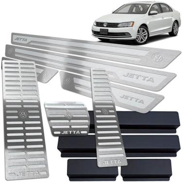 Imagem de Descanso Pedaleira Auto. Soleira Jetta 2011 a 2018  Prata AR