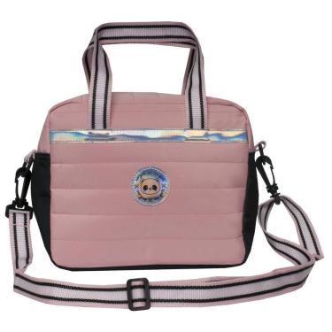 Imagem de Lancheira Térmica Panda Holográfica Juvenil Escolar Passeio