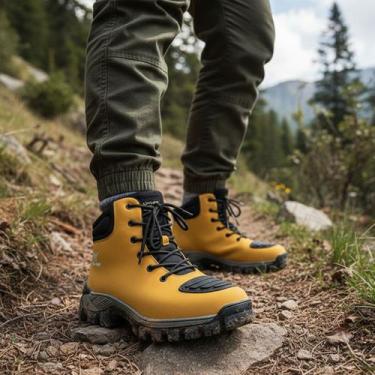 Imagem de Bota Coturno Adventure Masculino Militar Impermeável Tratorado Confort