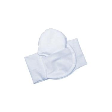 Imagem de Cinta Anti Colica Gases para Bebe Bolsa Sementes Natural Térmica (Branco)