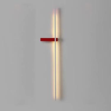 Imagem de Luminária de parede LED minimalista, arandela geométrica, luminária de parede interna contemporânea, decoração especial para casa, luminária de parede branca quente de 18 W para sala de esta