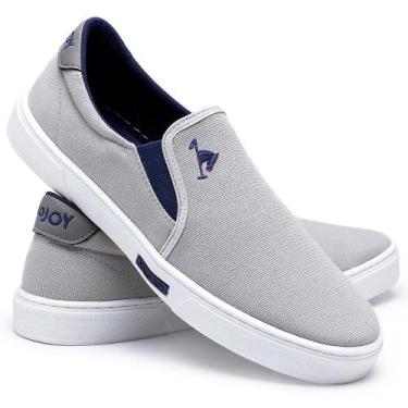 Imagem de Tênis Iate Masculino Polo Joy Em Lona, Cinza claro, 38