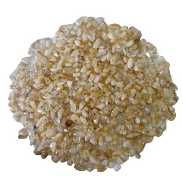 Imagem de Pedra Cascalho Citrino Rolado 1 Kg Natural