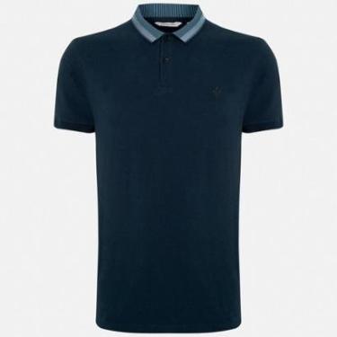 Imagem de Camisa Polo Dudalina Gola Jacquard Masculino-Masculino