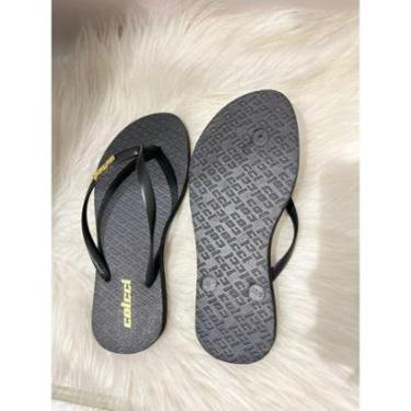 Imagem de Chinelo Feminino Colcci Correia Fina Color Metal Sandália-Feminino