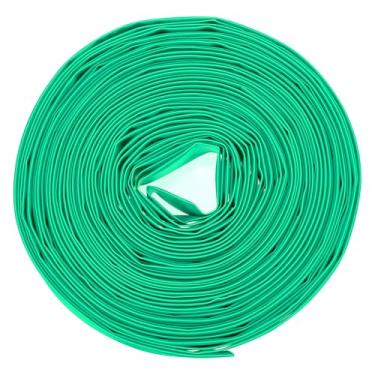 Imagem de DMiotech Tubo termorretrátil tubo de isolamento elétrico 2:1 tubo de fio de cabo envoltório manga verde 1,3 cm de diâmetro 16,8 m de comprimento