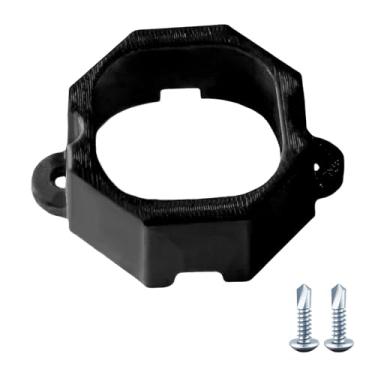 Imagem de ARSUNOVO Suporte De Montagem Para Luzes Led Externas Permanentes Govee Rgbic H706A/B/C (Pacote Com 64), Preto