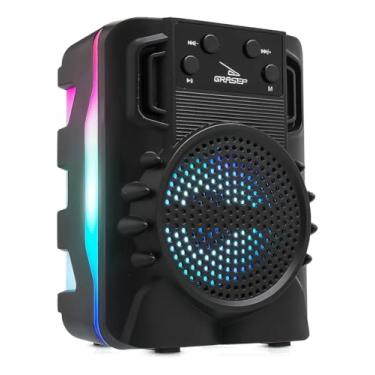 Imagem de Caixa de Som Bluetooth Portátil com LED RGB, Alto-Falante Sem Fio, Iluminação Multicolorida, DS3165