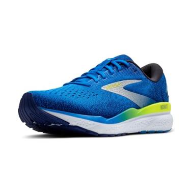 Imagem de Brooks Tênis de corrida masculino Ghost 16 Neutral, Azul elétrico/azul marinho/limão, 42