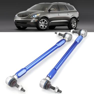Imagem de K750155 Links de barra oscilante ajustáveis - Estabilizador frontal ajustável para barra oscilante terminais de 350 mm - 410 mm compatível com Buick Enclave Chevrolet Traverse GMC Acadia Saturn