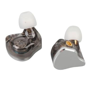 Imagem de Bewinner In Ear Monitor, Wired Gaming Earbuds Cancelamento De Ruído, 10mm Diafragma Dinâmico Motorista HiFi IEM Fones De Ouvido Com Aço Inoxidável Faceplate & Cabo Destacável para Músico (Prata)