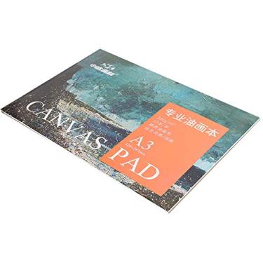 Imagem de Zerodis Livro de Papel para Pintura a óleo, Lona de Algodão para Artistas, Perfeito para Ferramentas de Pintura a óleo e Acrílica