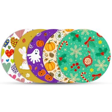 Imagem de Capas de sensor Libre 3 à prova d'água, pacote com 10, adesivos respiráveis e flexíveis para sensor Libre 3 e Plus, adesivos hipoalergênicos e sem látex para sensor Libre 3 Plus, proteção de longa