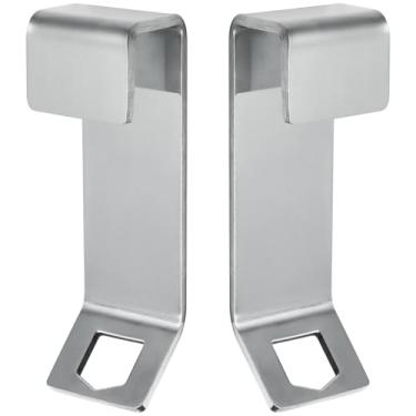 Imagem de HARSKIYER 2 peças de suporte de trava térmica, kit de amarração para coolers de tamanho médio a grande, superfície resistente à ferrugem, design de orifício maior para cadeados e cabos