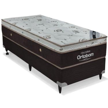 Imagem de Cama Box E Colchão Sleep King – Solteiro (88x188) – Ortobom