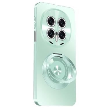 Imagem de LTLMYDAM Capa à prova de choque para Honor Magic 8 Pro/8, proteção de câmera de metal, capa de sucção magnética, suporte ajustável, capa fria, verde, 8 Pro