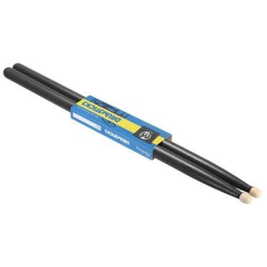 Imagem de Baqueta PATIKIL Maple Wood Anti Slip Stick 5A preta, 1 par