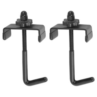 Imagem de UASAM Pacote com 2 ganchos J para prender bastão de escalada, gancho de fixação versátil para sistema de transporte e transporte de degraus de árvores