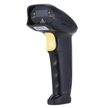 Imagem de Leitor de Código de Barras LB-50BK Preto Sensor Laser com Suporte, Ergonômico Bidirecional USB, Le Boleto Bancário, Boleto Concessionária, Notas Fiscais DANFEs