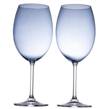 Imagem de Jogo de 6 Taças para Água - Gastro - Cristal Ecologico - 580ml - Azul Turquesa - Bohemia