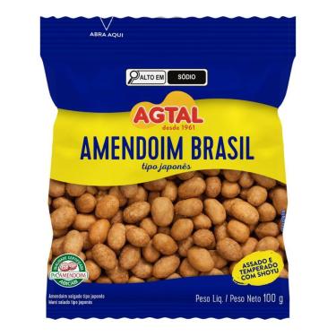 Imagem de Amendoim Salgado Agtal Brasil Tipo Japonês 100g