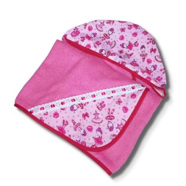 Imagem de Toalha de Banho Bebê Dupla Camada 100% Algodão - Mãe e Filho Enxovais 