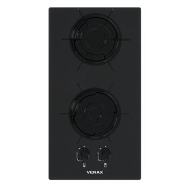 Imagem de Cooktop 2 Bocas Venax Libero Preto Gas Glp