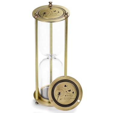 Imagem de Urna de ampulheta preenchível para cinzas humanas If Love Could Have Saved You Memorial Keepsake, temporizador decorativo de areia para uso doméstico e funerário