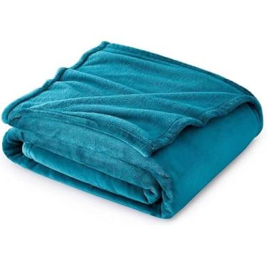 Imagem de Cobertor Manta Casal Decorativa 200x180 – Manta Macia e Quentinha para Cama e Sofá (Verde)