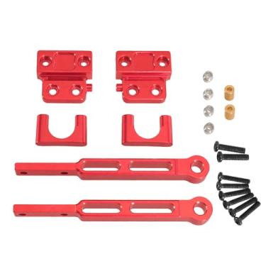 Imagem de 1/12 Scale RC Crawler Metal Rear Link Kit for MN82, MN82S, MN82PRO LC79, Replaces Leaf Springs MN82 Upgrades (Red)