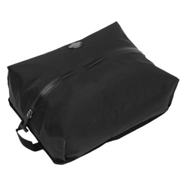 Imagem de YOUTHINK Saco de Vácuo de Viagem, 16l Preto Reutilizável à Prova de Respingos 70d Tpu Cubo de Compressão a Vácuo Portátil Saco de Poupança de Espaço para Mochila de Mala (BLACK)
