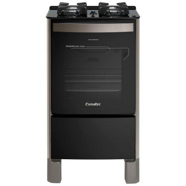 Imagem de Fogão Esmaltec Esmeralda 4B Inox Autolimpante