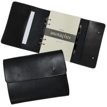 Imagem de Agenda Minhas Anotações 186-R Raffai Couros, Preto