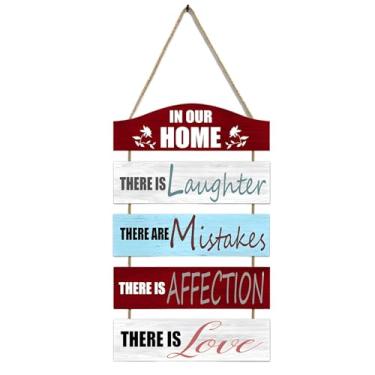 Imagem de Placa de madeira rústica de 5 camadas, decoração de parede de fazenda, placa de madeira de 11,8 x 50 cm, placa de madeira vintage para pendurar em casa