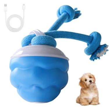 Imagem de Brinquedos interativos para cães com movimento ativado, brinquedo de cachorro estridente, bola ativa para treinamento diário