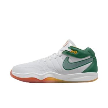 Imagem de Nike Tênis de basquete masculino G.T. Hustle 2 (DJ9405-103, branco/malaquita/platina pura/verde vintage), Branco vintage verde malaquita 103, 39