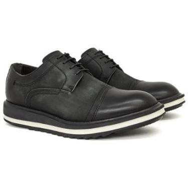 Imagem de Sapato Social Democrata Trattore Ultra Light Couro Legítimo Conforto Leveza Palmilha Macia 355104-Masculino