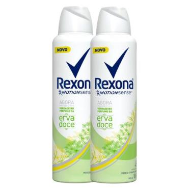 Imagem de Desodorante Rexona Erva Doce Aerosol Antitranspirante 48h 150ml  Kit c