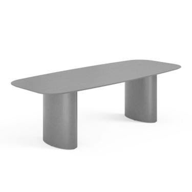 Imagem de Mesa De Jantar Orgânica Tivoli 270cm X 110cm 10 Lugares Lamina Cinamomo Preto