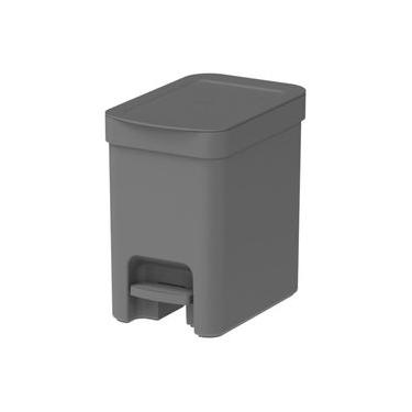 Imagem de Lixeira Trium Com Pedal Chumbo 6 Litros - Ou