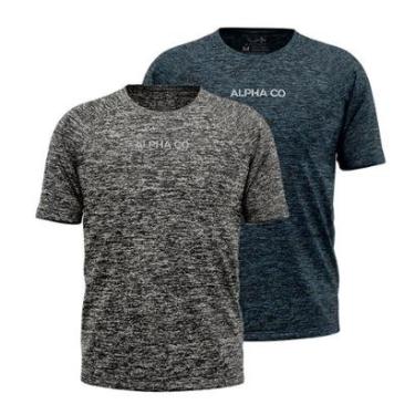 Imagem de Kit 2 Camisetas Dry Alpha Co Masculina-Masculino