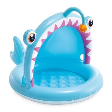 Imagem de Piscina Inflável Infantil Peixinho Azul 45l Intex