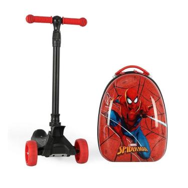 Imagem de Mochila de Costas Patinete Luxcel SpiderMan Vermelho