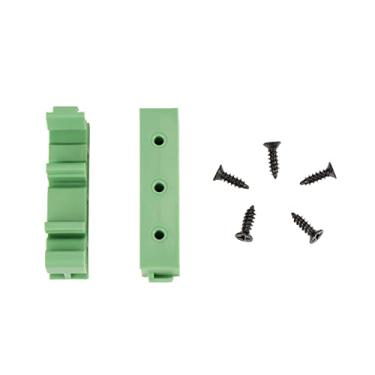 Imagem de FTVOGUE Conector do Bloco Terminal de Cabeçalho Macho, Bloco Terminal de Parafuso Com Placa de Interrupção PLC, Compatível Com Montagem Em Trilho Servo e DIN, Kit de Placa Com Suportes e Parafusos