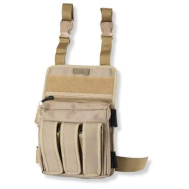 Imagem de Porta Acessório Fox Boy – Organização com Bolsos em Rip Stop (CAQUI)