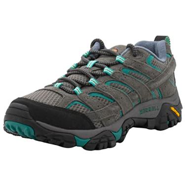Imagem de Merrell Tênis de caminhada feminino Moab 2 Vent, Granito/Aqua, 40