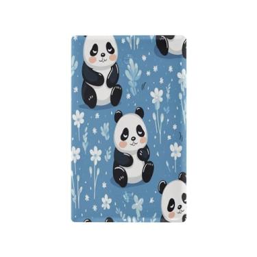 Imagem de Wassud Placa de cobertura de interruptor de luz padrão panda, capas de tomada de interruptor único, placa de parede, decoração de casa, sala de estar, quarto, decoração