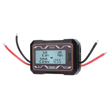 Imagem de Luocute Analisador de Potência do Medidor de 150A Watt, Monitor de Desempenho de Consumo de Bateria Com Tela LCD Retroiluminada Em Azul Brilhante para Medir a Energia da Corrente de