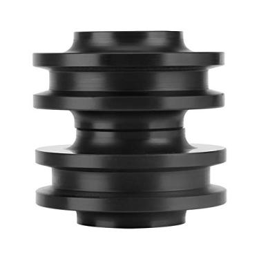 Imagem de GLOGLOW Roda de Porta de Celeiro Deslizante para Serviço Pesado, 2 Peças de Liga de Zinco e Rolos de Polia de Nylon Com Operação Suave e Silenciosa, Ideal para Uso Doméstico DIY Em Armários,